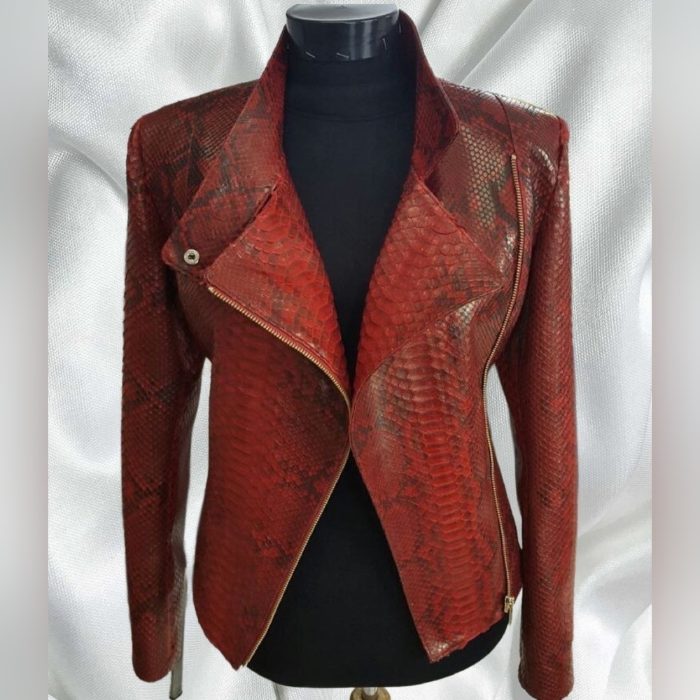 NWT GENUINE PYTHON JACKET